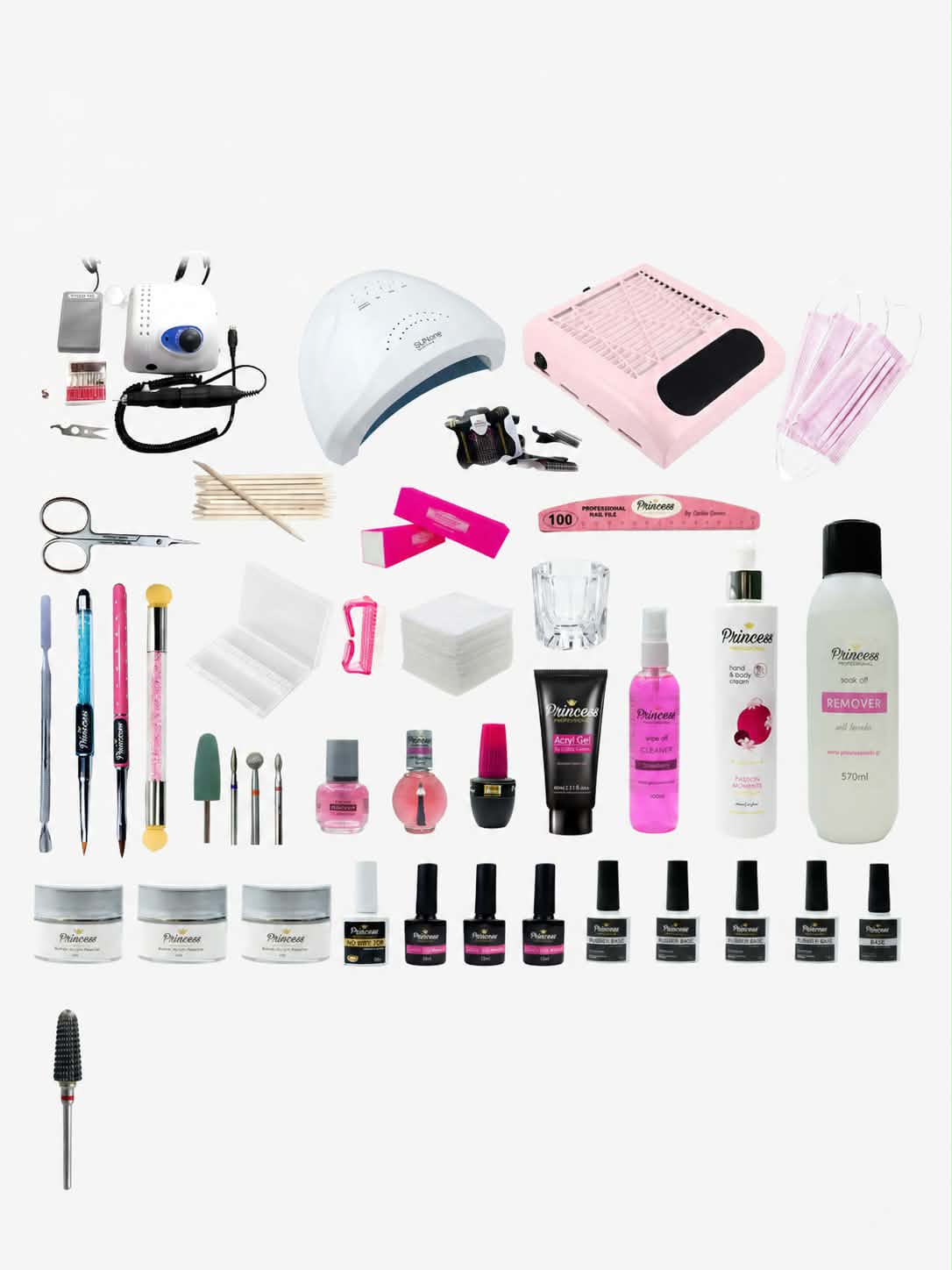 Επαγγελματικό πλήρες σετ Ημιμόνιμο Combi Manicure