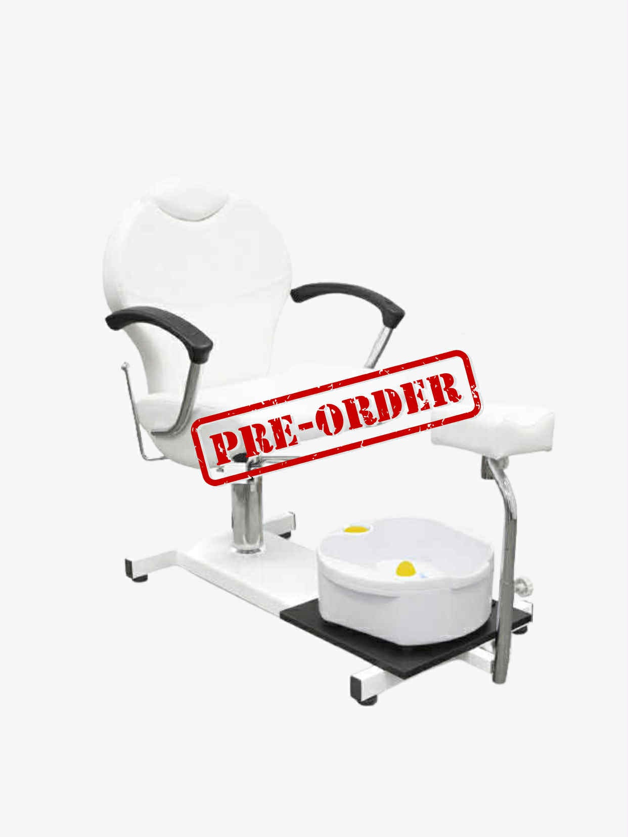 Professional Pedicure Chair with Adjustable Footrest & Foot Spa – Pre-Order Only