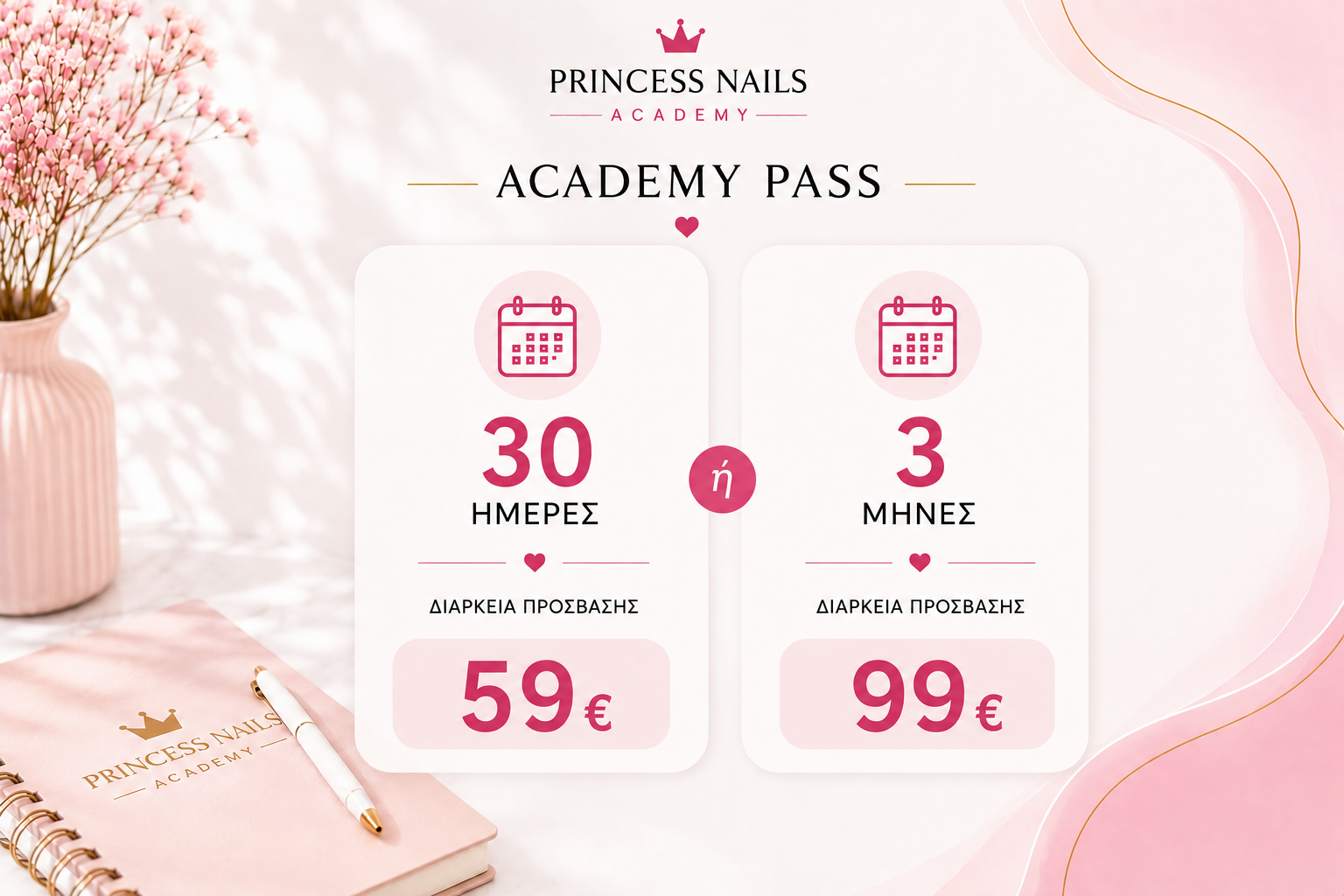 Princess Nails Academy Pass