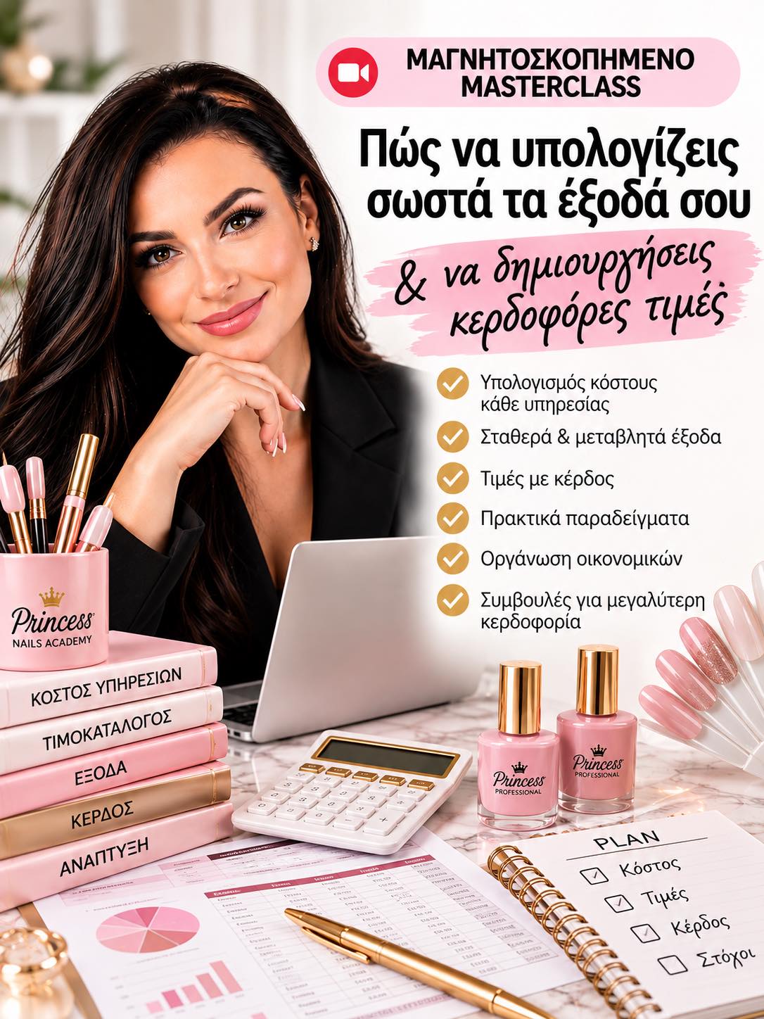 Υπολογισμός Εξόδων & Κερδοφόρες Τιμές | Μαγνητοσκοπημένο Masterclass